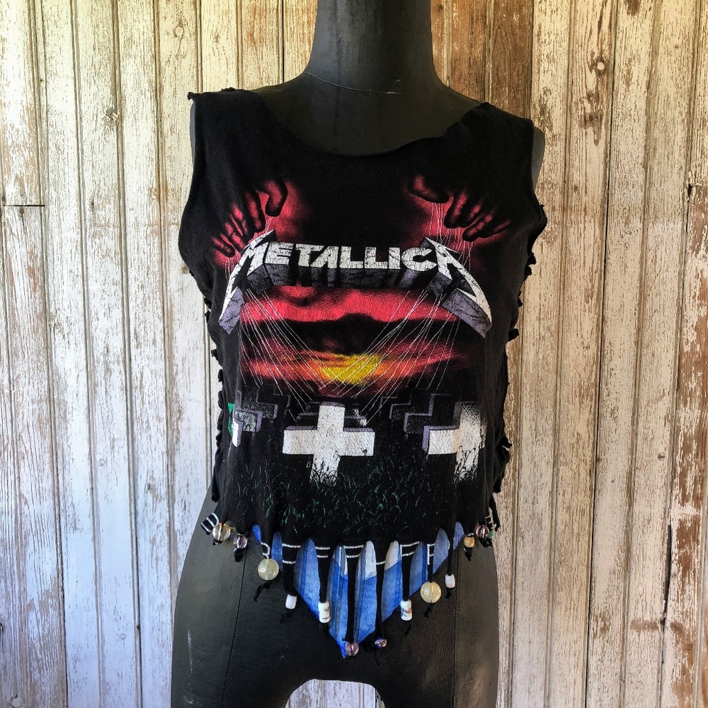 Custom Metallica Band Shirt Small Medium